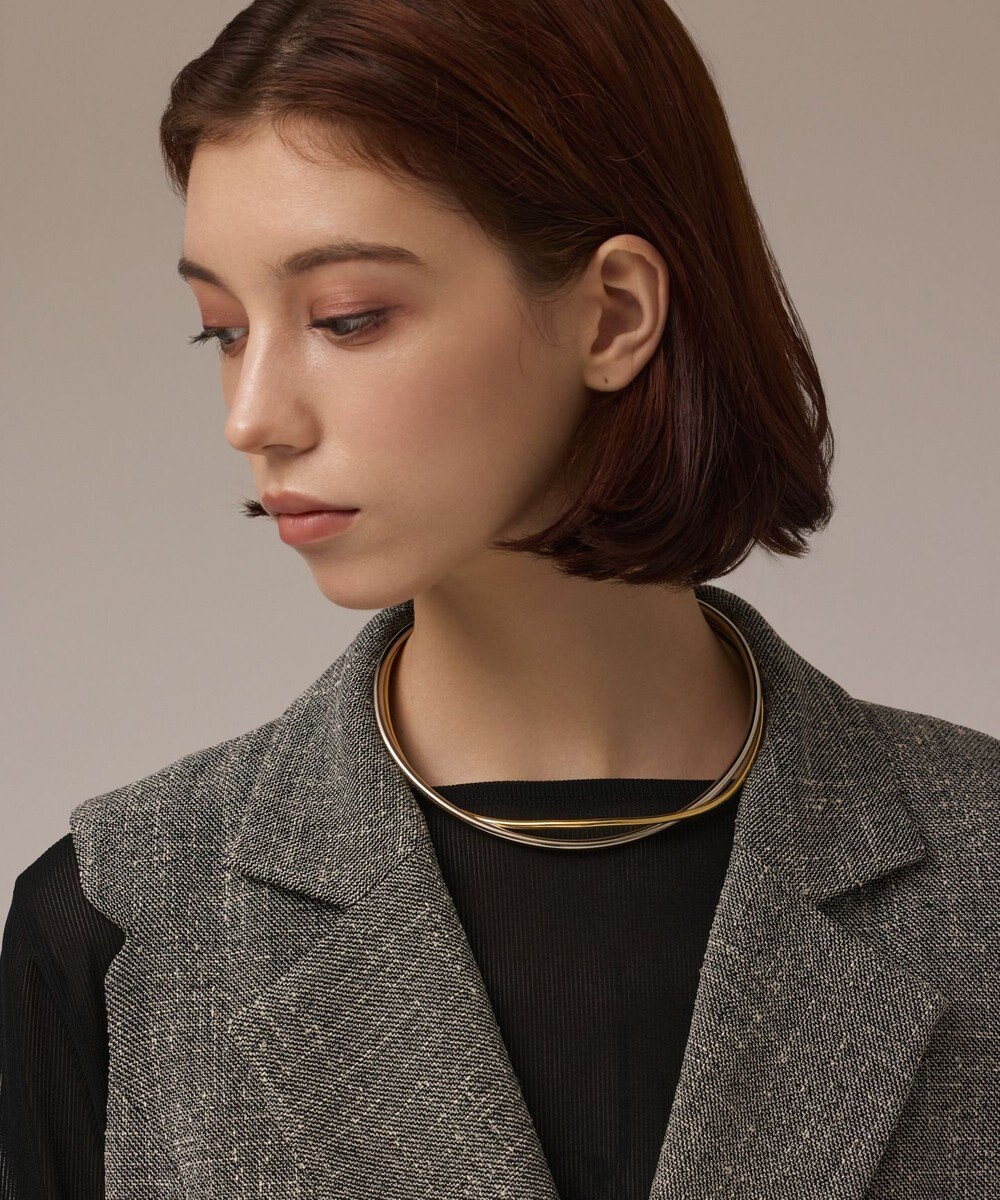 GRACE CONTINENTAL ツイードテーラーサロペット 