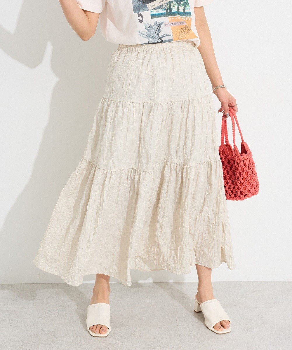 CRAFT STANDARD BOUTIQUE シャイニーワッシャースカート 