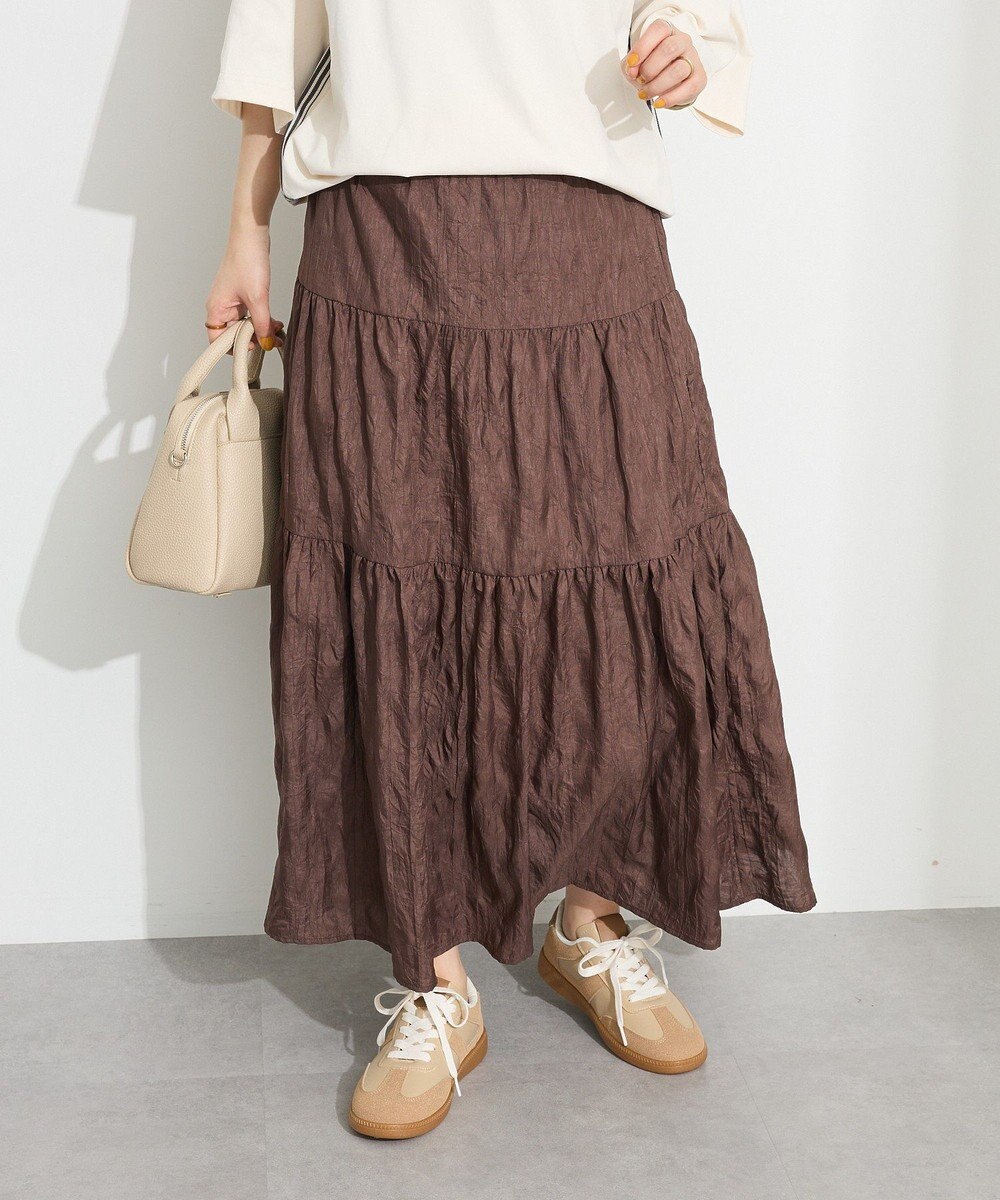 CRAFT STANDARD BOUTIQUE シャイニーワッシャースカート 