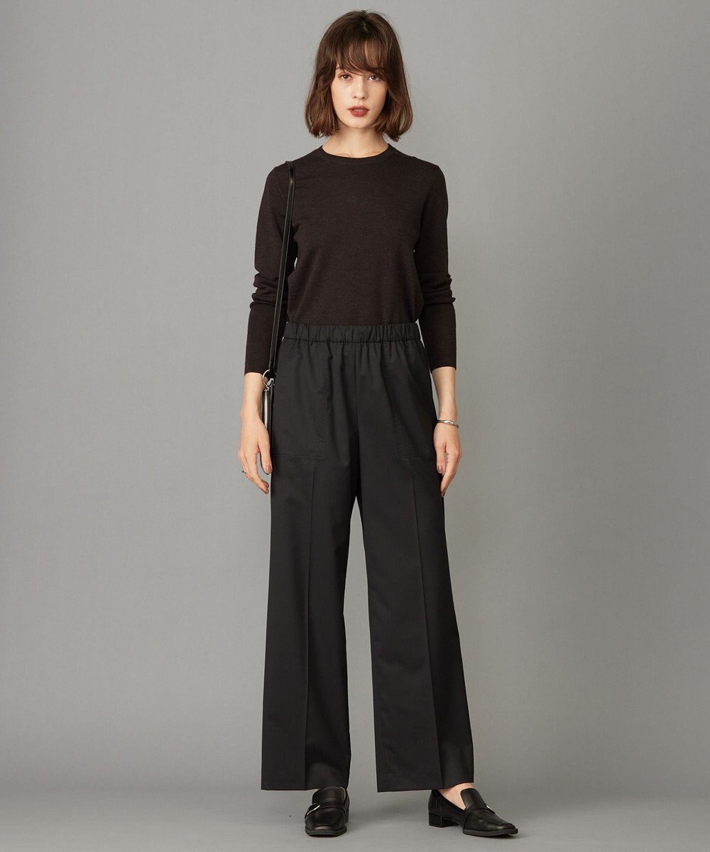 ICB 【洗える】エクストラファインメリノ クルーネックプルオーバー 