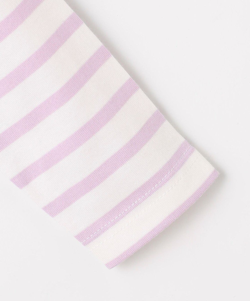 組曲 KIDS 【80-100㎝】 リボンボーダー Tシャツ 