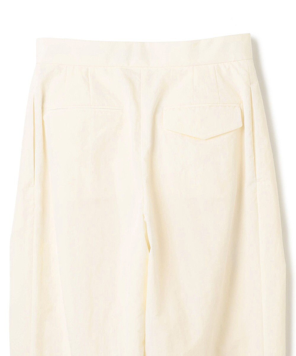 BEIGE， 【洗える】CROCUS / カービーシルエットタックパンツ 