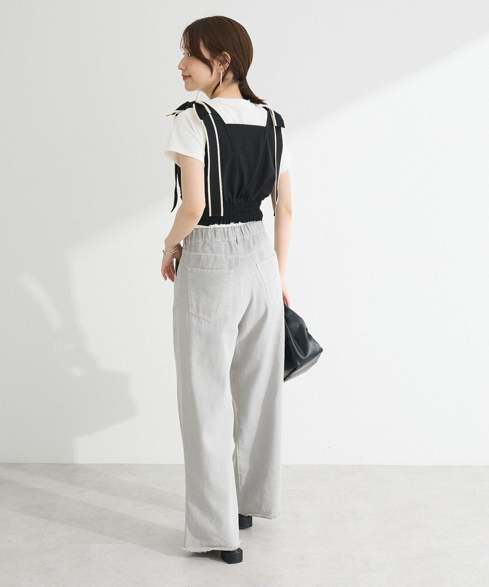 Green Parks ・ｓｗｉｎｇ　ｂｙ　ショルダーリボンノースリーブ 