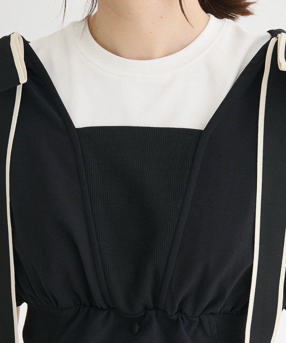 Green Parks ・ｓｗｉｎｇ　ｂｙ　ショルダーリボンノースリーブ 