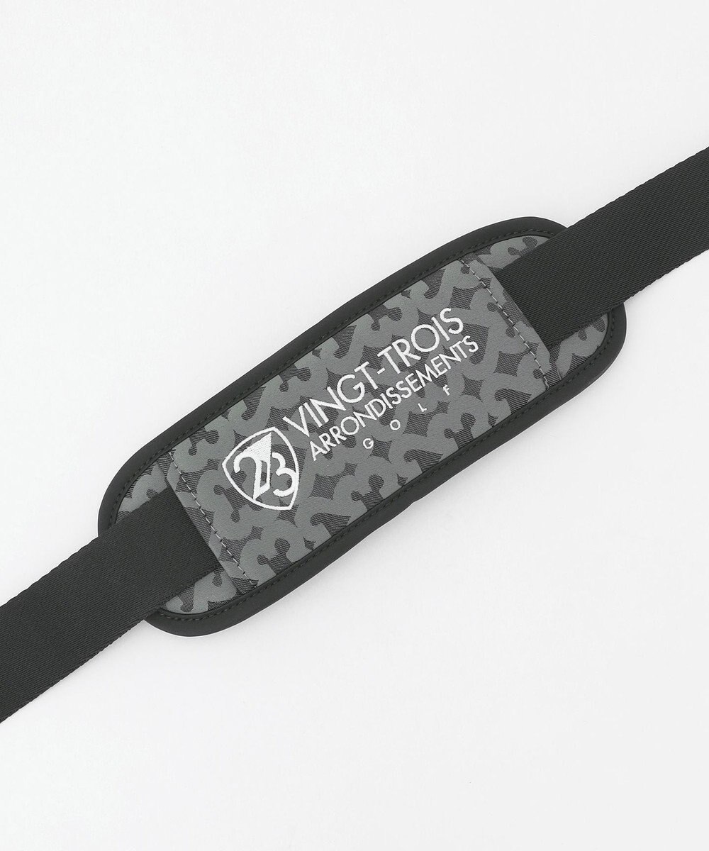 23区GOLF 【UNISEX】モノグラムボストンバッグ　シューズ収納付きの大容量　ショルダー持ちも可能 