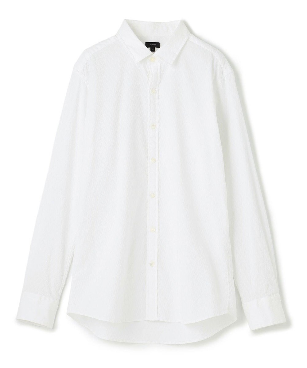 JOSEPH HOMME アロージャガードストレッチ　レギュラーカラーシャツ 