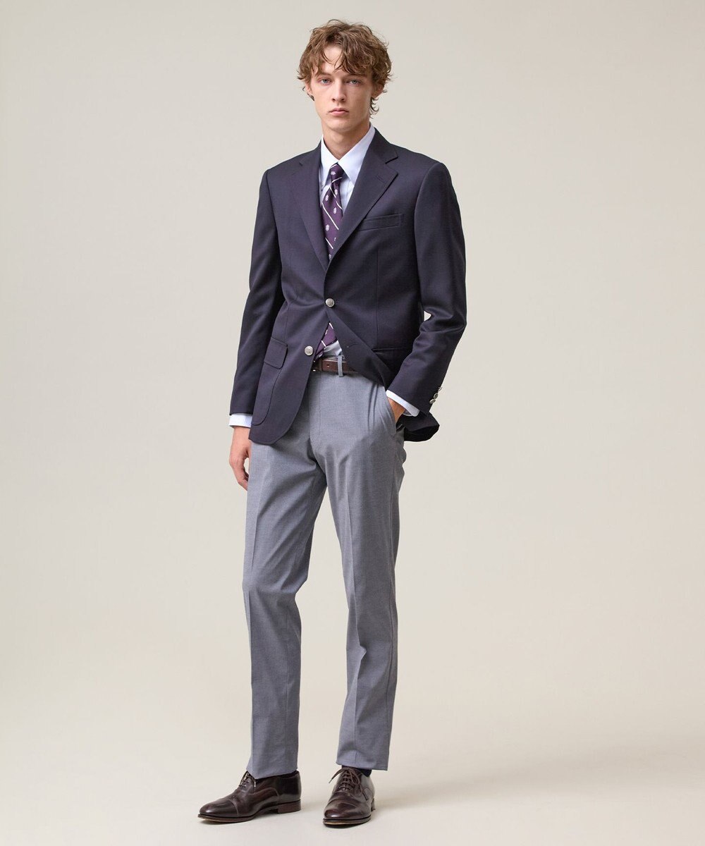 J.PRESS MEN 【定番】クリアサージ 3Bブレザー / 銀釦 / 総裏 / Authentic-Fit 