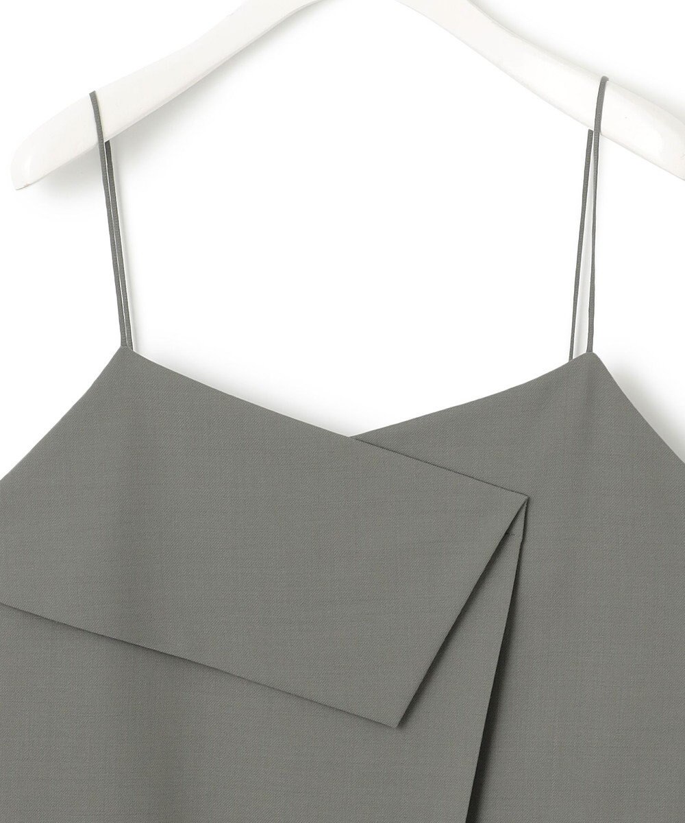 ICB L 【WEB限定・UVカット・洗える】ウール2WAYストレッチ キャミソールブラウス 