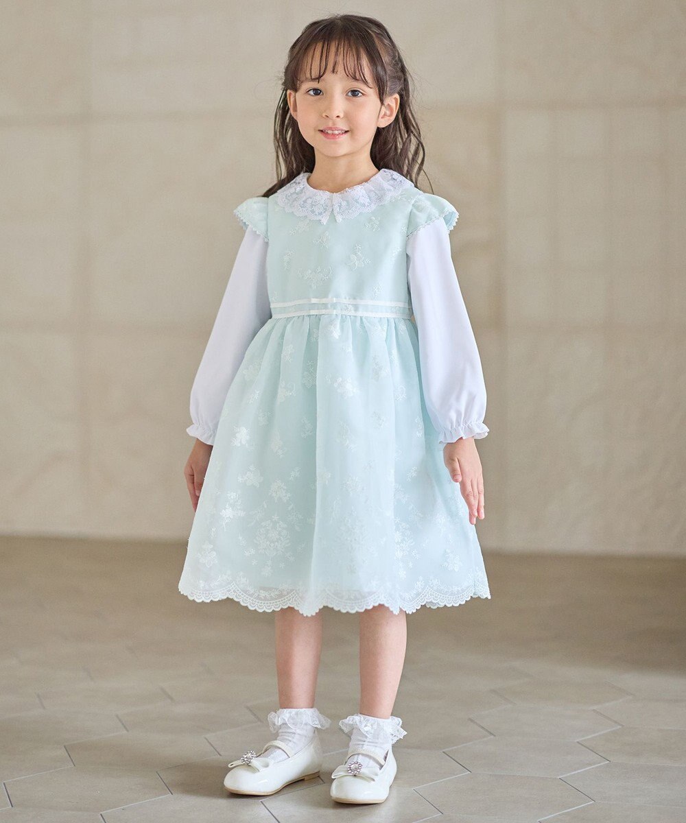 ANY KIDS 襟レース ブラウス 