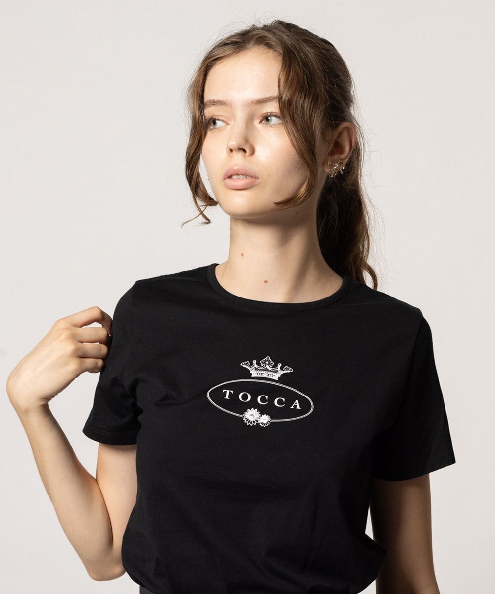 TOCCA 【洗える】TOCCA LOGO TEE Tシャツ 