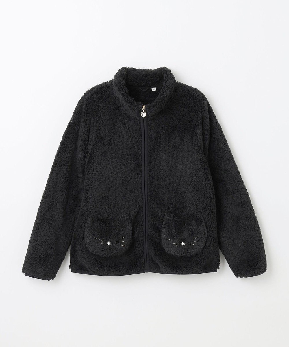 ANY KIDS ネコポケットボアブルゾン 