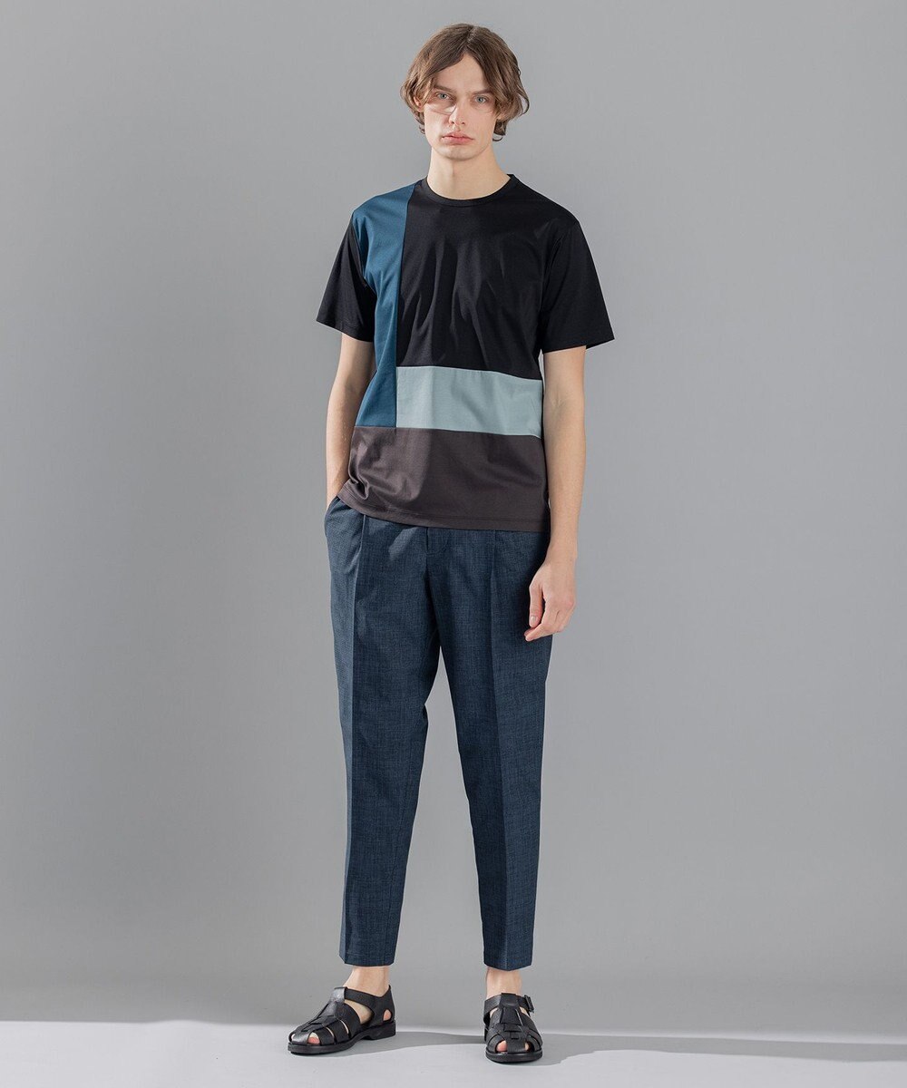 JOSEPH HOMME カラーコットンブロック クルーネックＴシャツ 