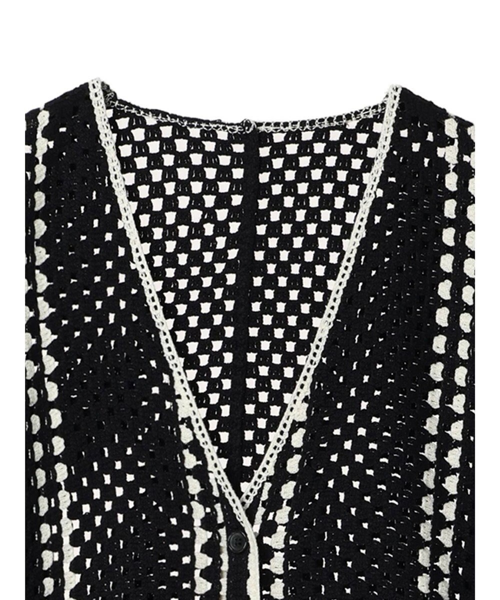 AMERICAN HOLIC クロシェ半袖カーディガン 