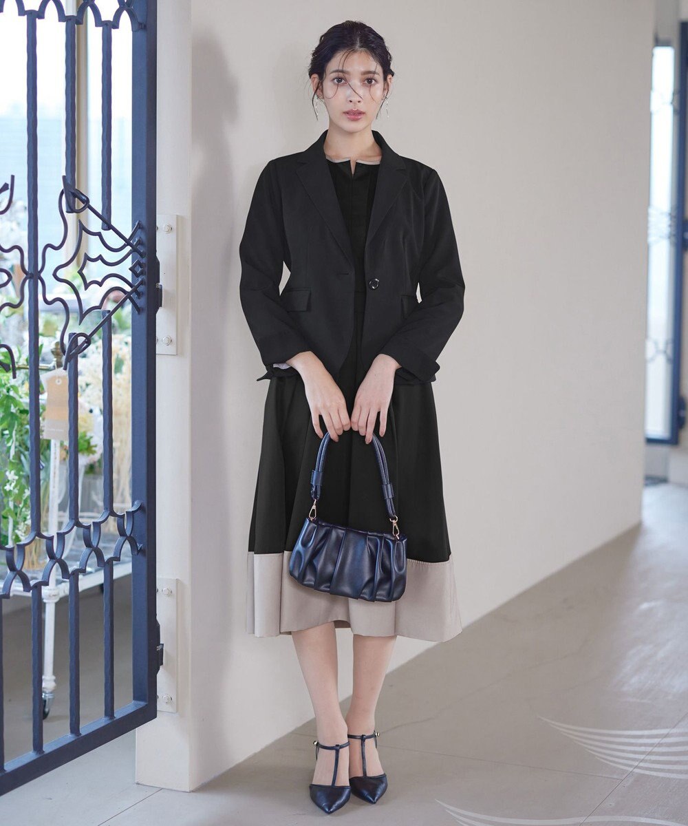 Tiaclasse 【安田美沙子さん着用・2WAY】ギャザーワンハンドルバッグ 