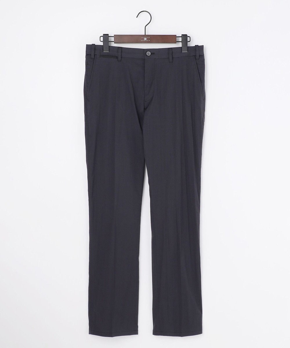 JOSEPH ABBOUD 【キングサイズ・ウエストも伸びる!/ストレッチ/軽量/Eco撥水/オーガニックコットン使用】マイクロピケストレッチ パンツ 
