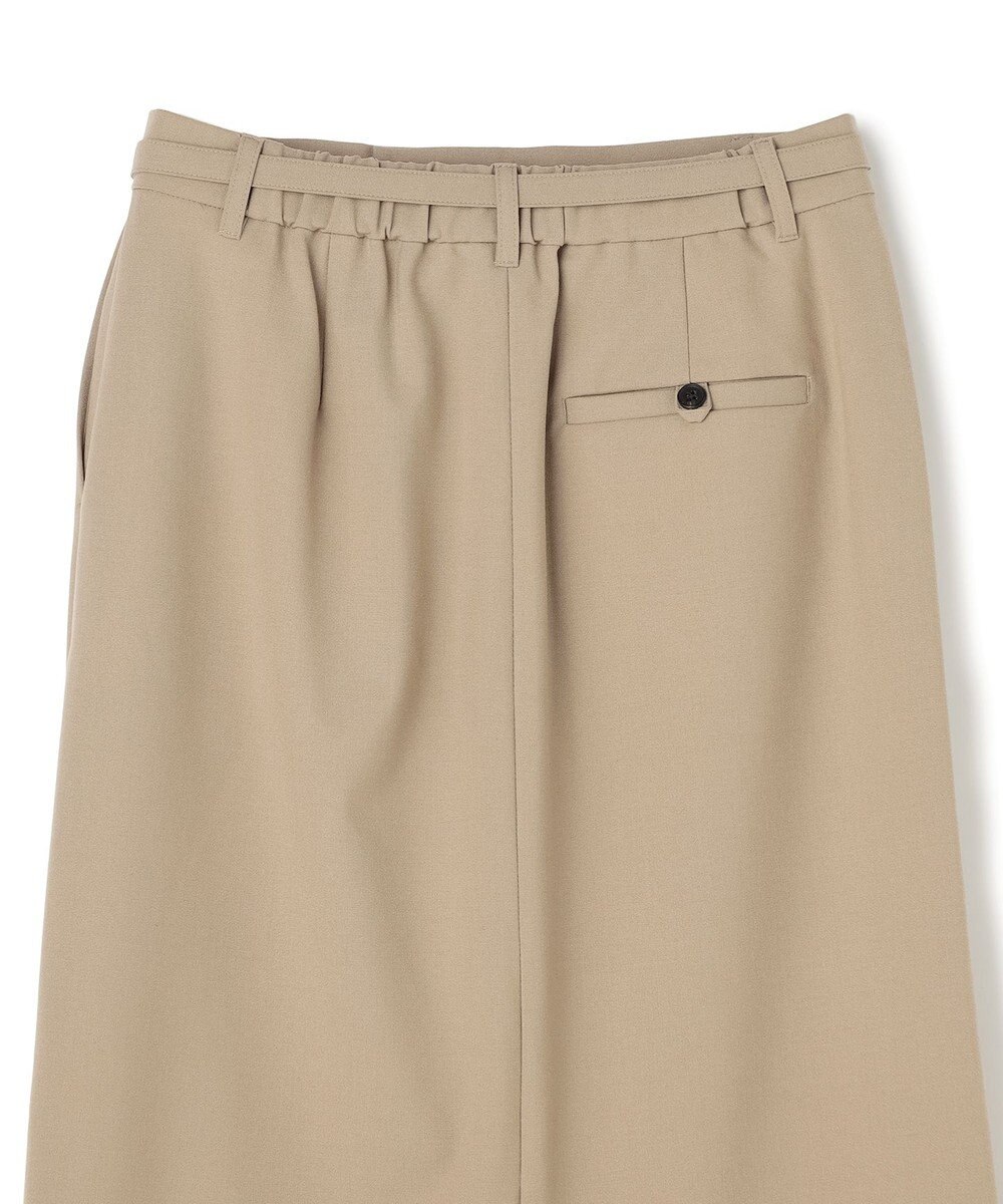 UNFILO L ウールライク Iラインスカート 