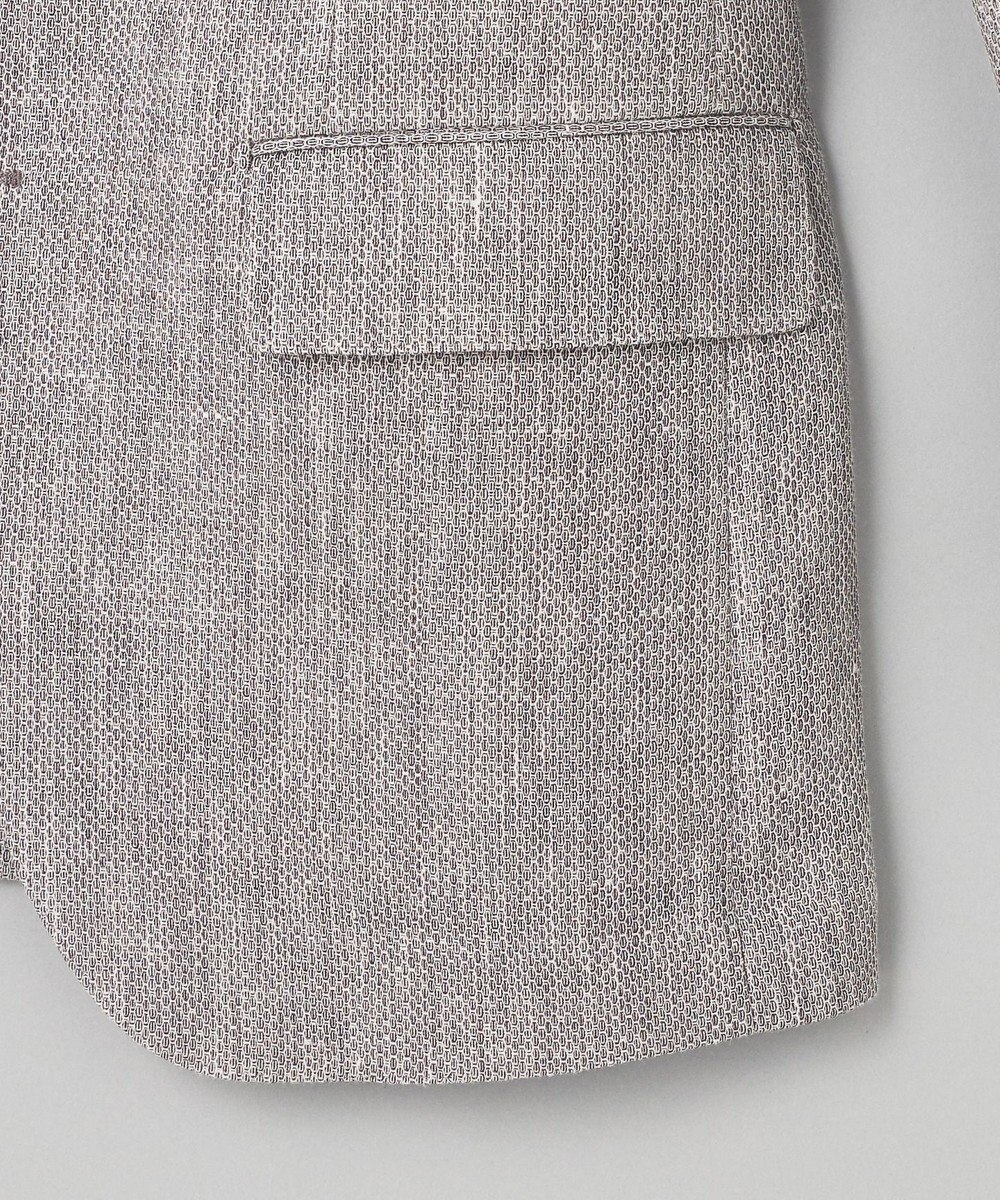 GOTAIRIKU 【DORMEUIL】ドーメル HEXAGON リネン ジャケット_ライトグレー 