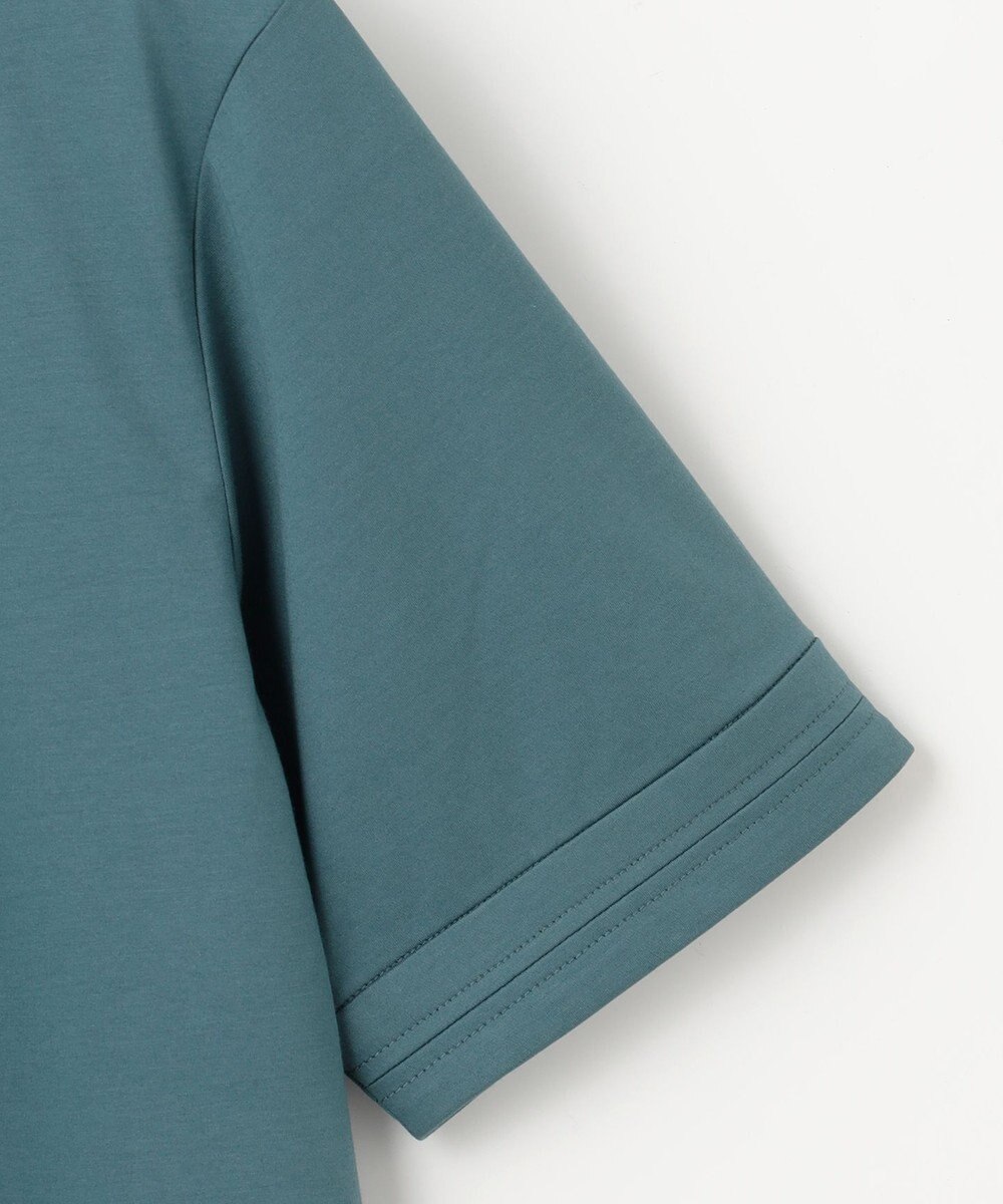 J.PRESS LADIES L 【接触冷感】プレーティングジャージー モックネック カットソー 