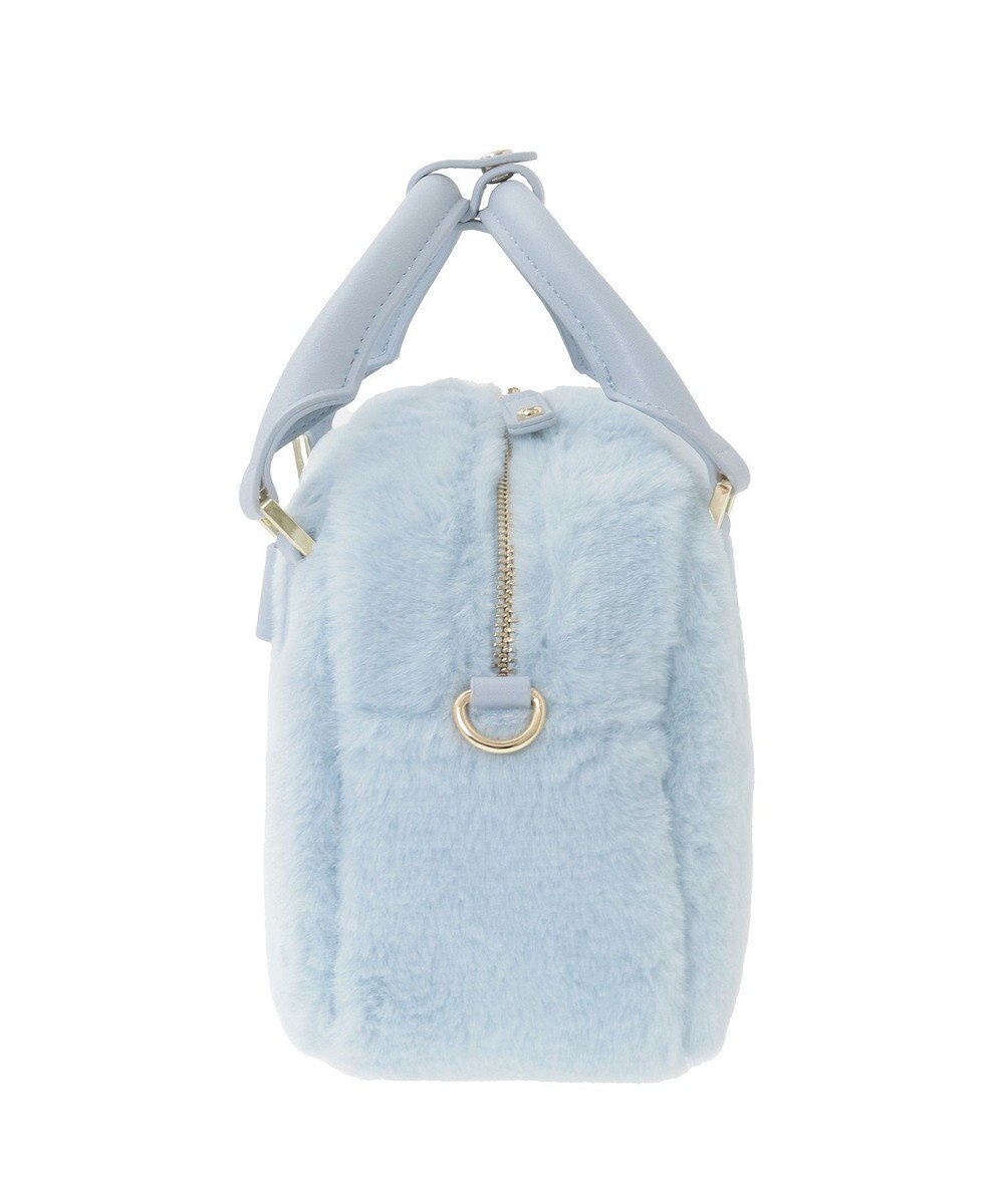 Maison de FLEUR 【限定カラーあり】フェイクファーラウンドバッグ 