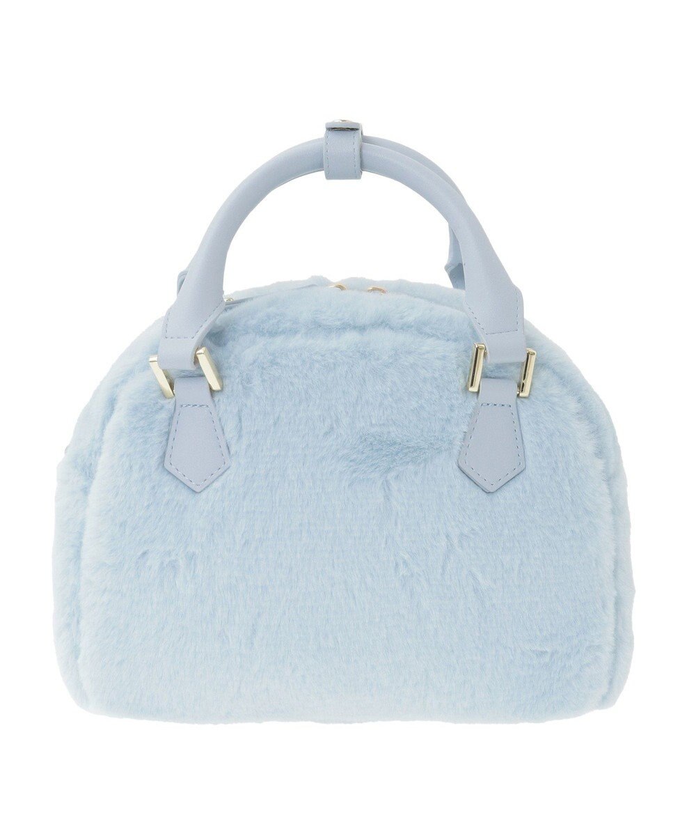 Maison de FLEUR 【限定カラーあり】フェイクファーラウンドバッグ 