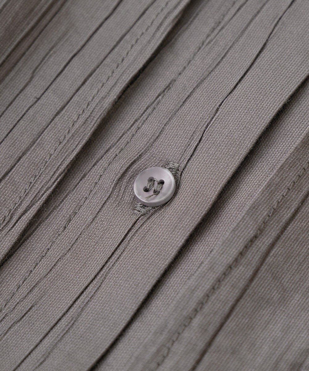 earth music&ecology 【接触冷感】裾ドロストフレンチスリーブシャツ 