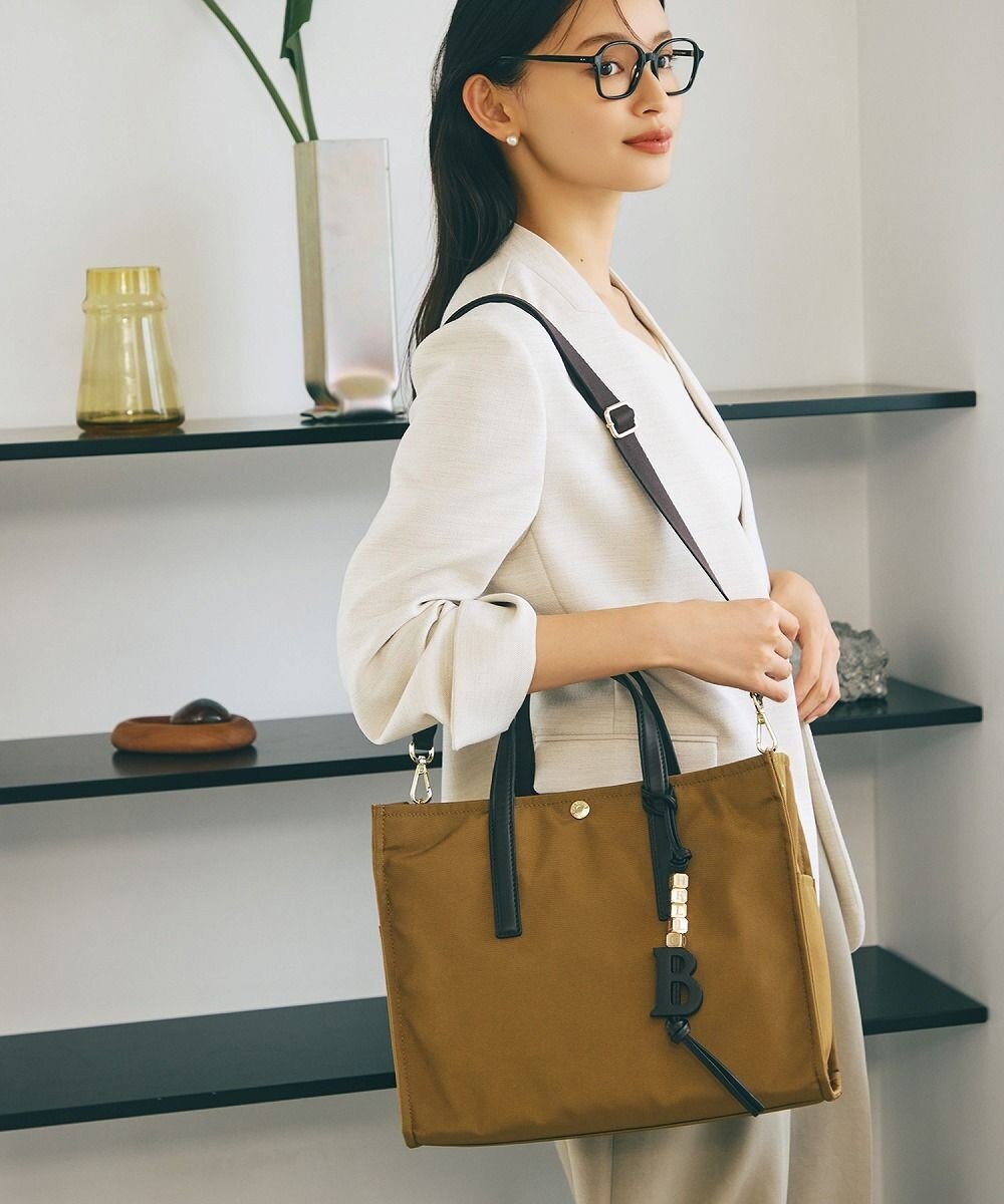 TOPKAPI LEE11月号掲載！【Breath TOPKAPI】撥水 マルチway スクエア A4 トートバッグ / 10ポケット 