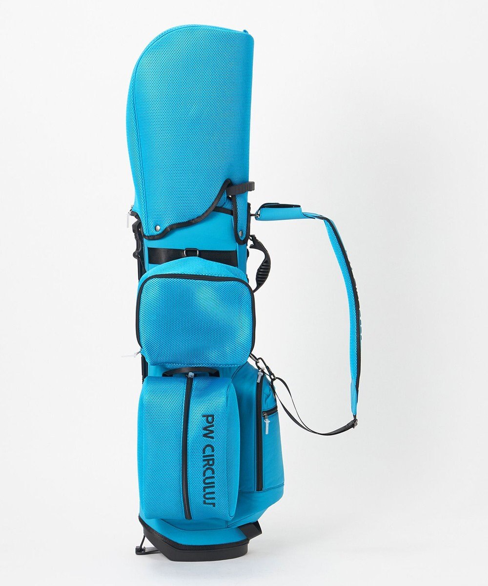 PW CIRCULUS 【UNISEX】デタッチャブル キャディバッグ シボ感のあるナイロンワッシャー素材 