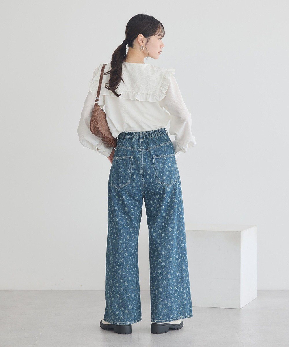 earth music&ecology タックホックデニムパンツ 