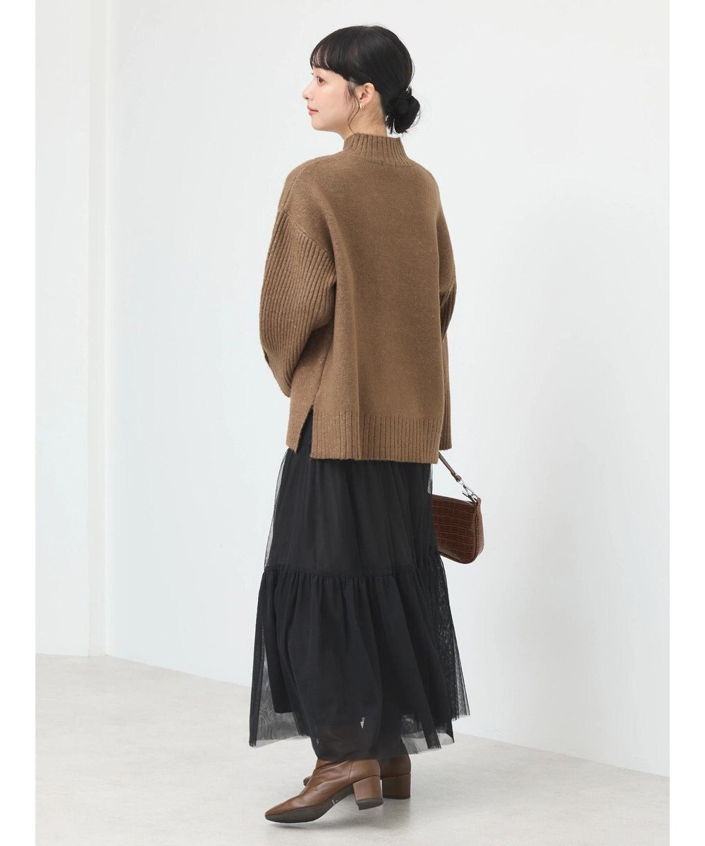 earth music&ecology ティアードチュールスカート 