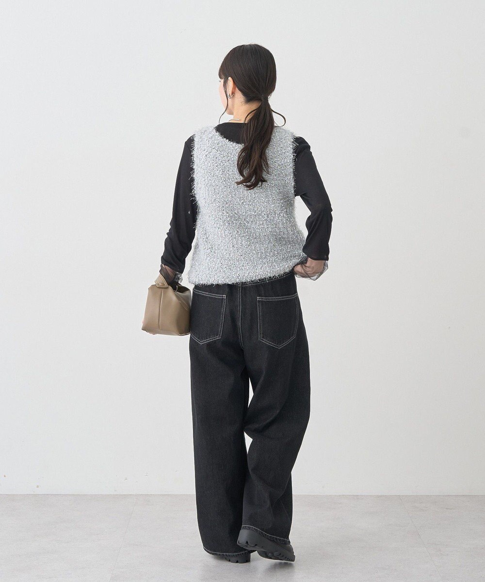 earth music&ecology タックホックデニムパンツ 