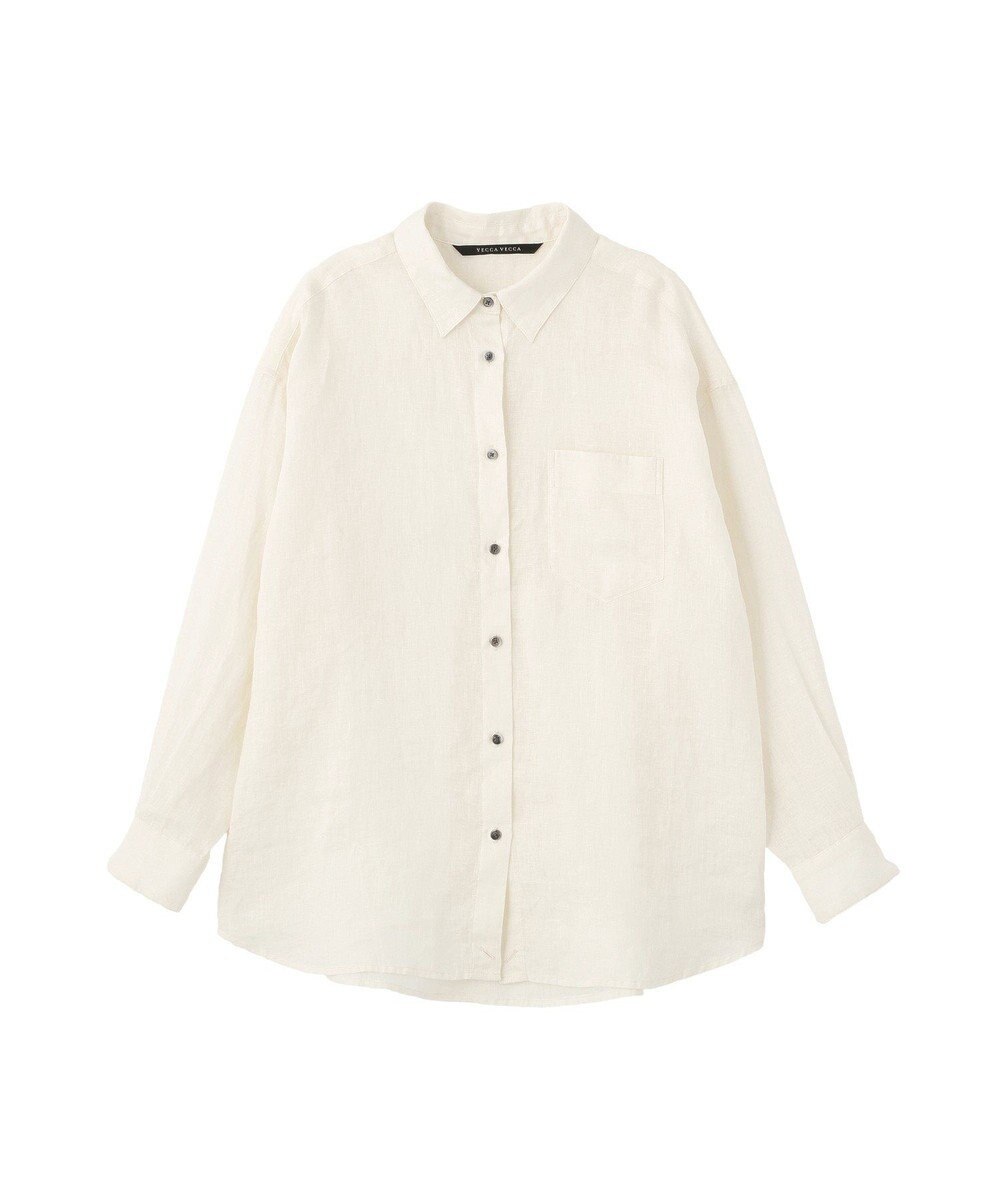 YECCA VECCA 3wayフレンチリネンシャツ 