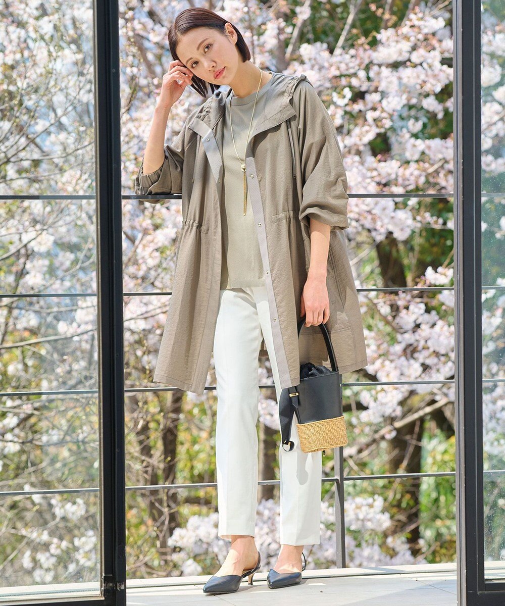 自由区 【XSサイズ～/洗える】シアー ライトコート 