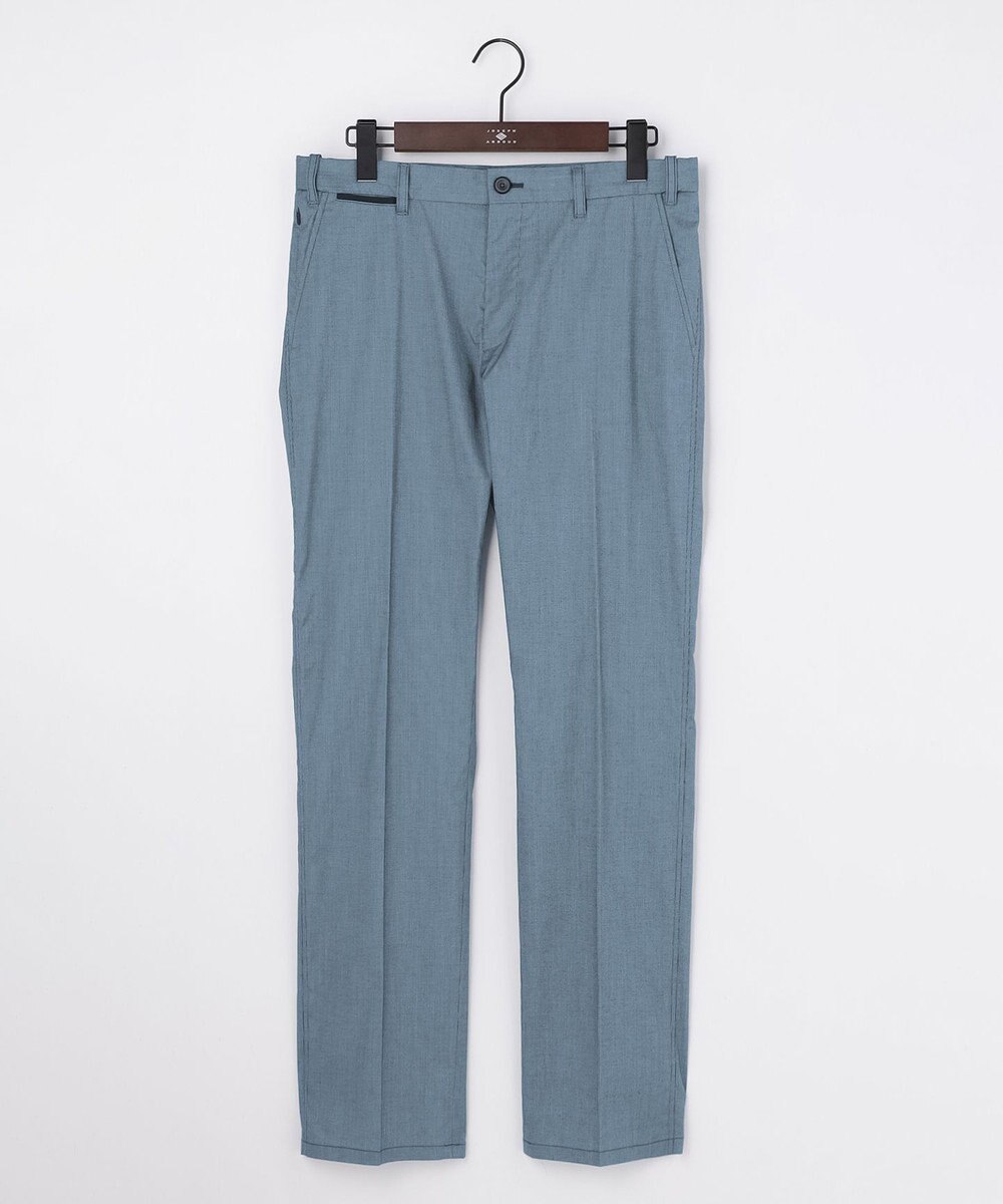JOSEPH ABBOUD 【キングサイズ・ウエストも伸びる!/ストレッチ/軽量/Eco撥水/オーガニックコットン使用】マイクロピケストレッチ パンツ 