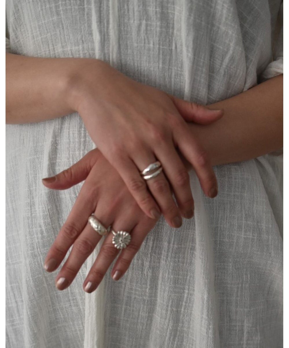 yoaa シルバー925 ミングル リング 