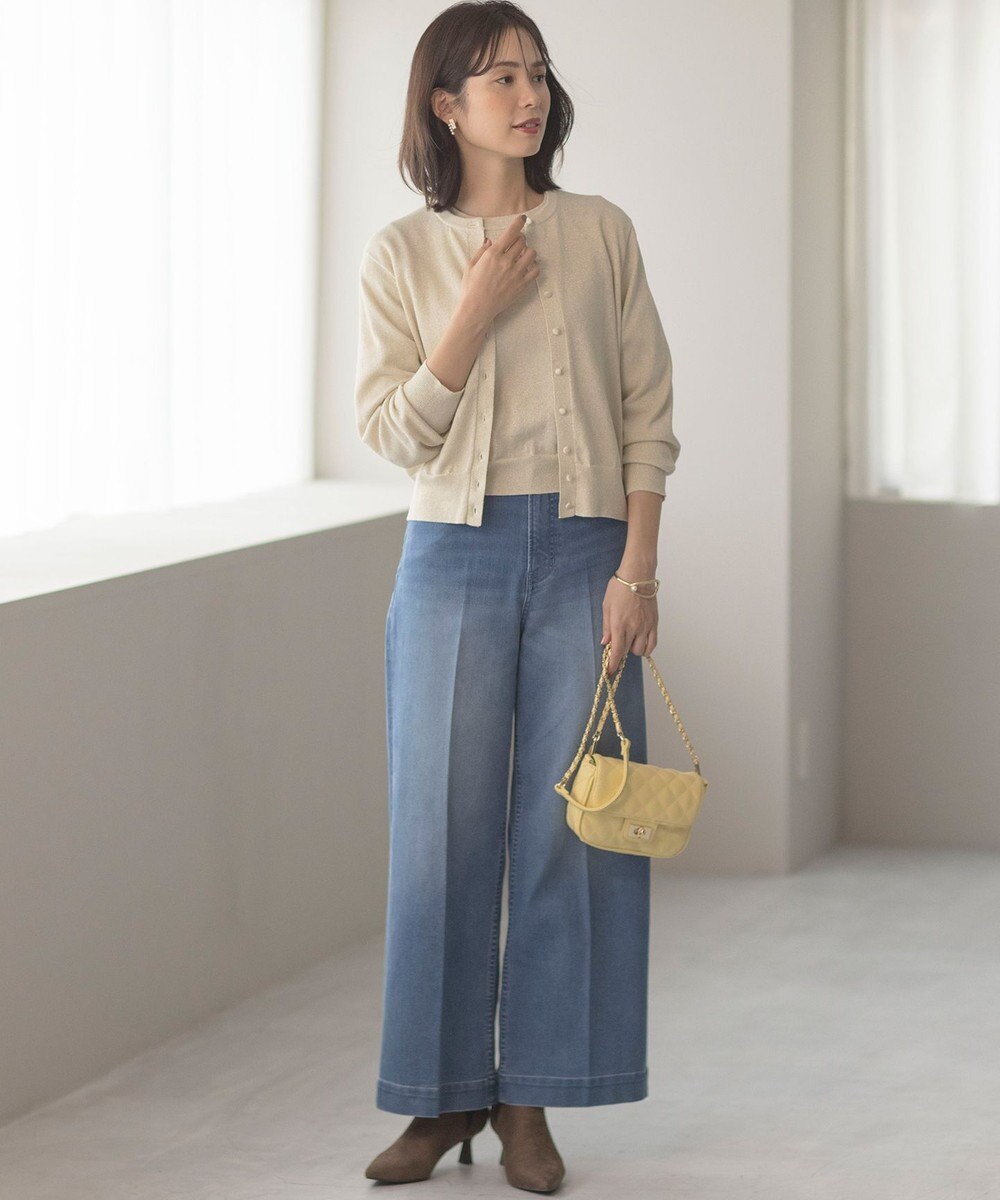 組曲 【WEB限定・2SET】ラメ入りアンサンブルニット 