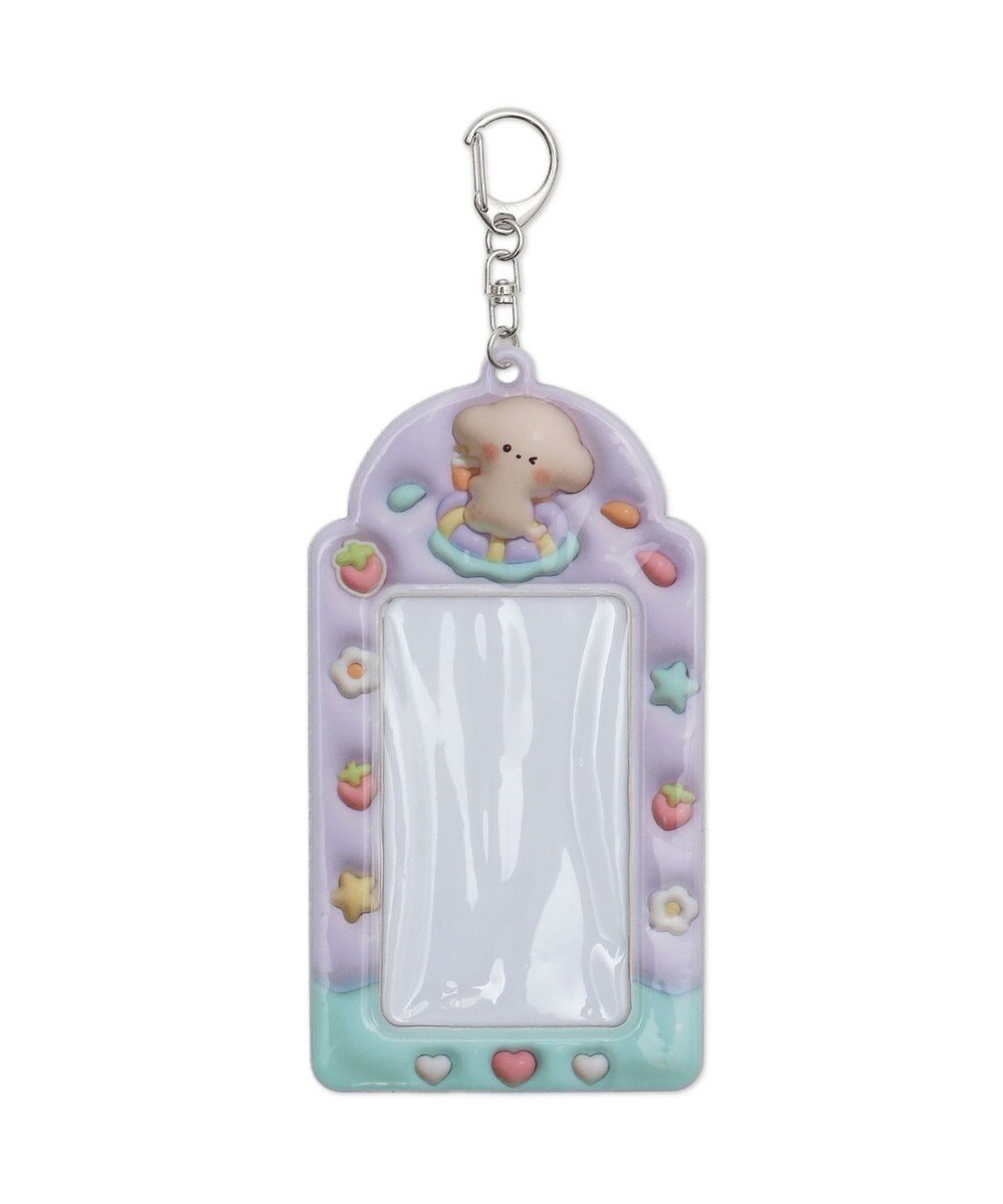 WEGO 【痛バ＆推し活グッズ】ぷっくりアニマルカードホルダーキーホルダー 