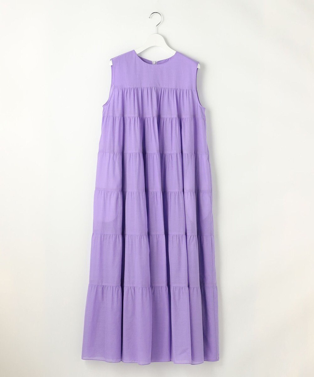 自由区 S コットンティアード ワンピース 