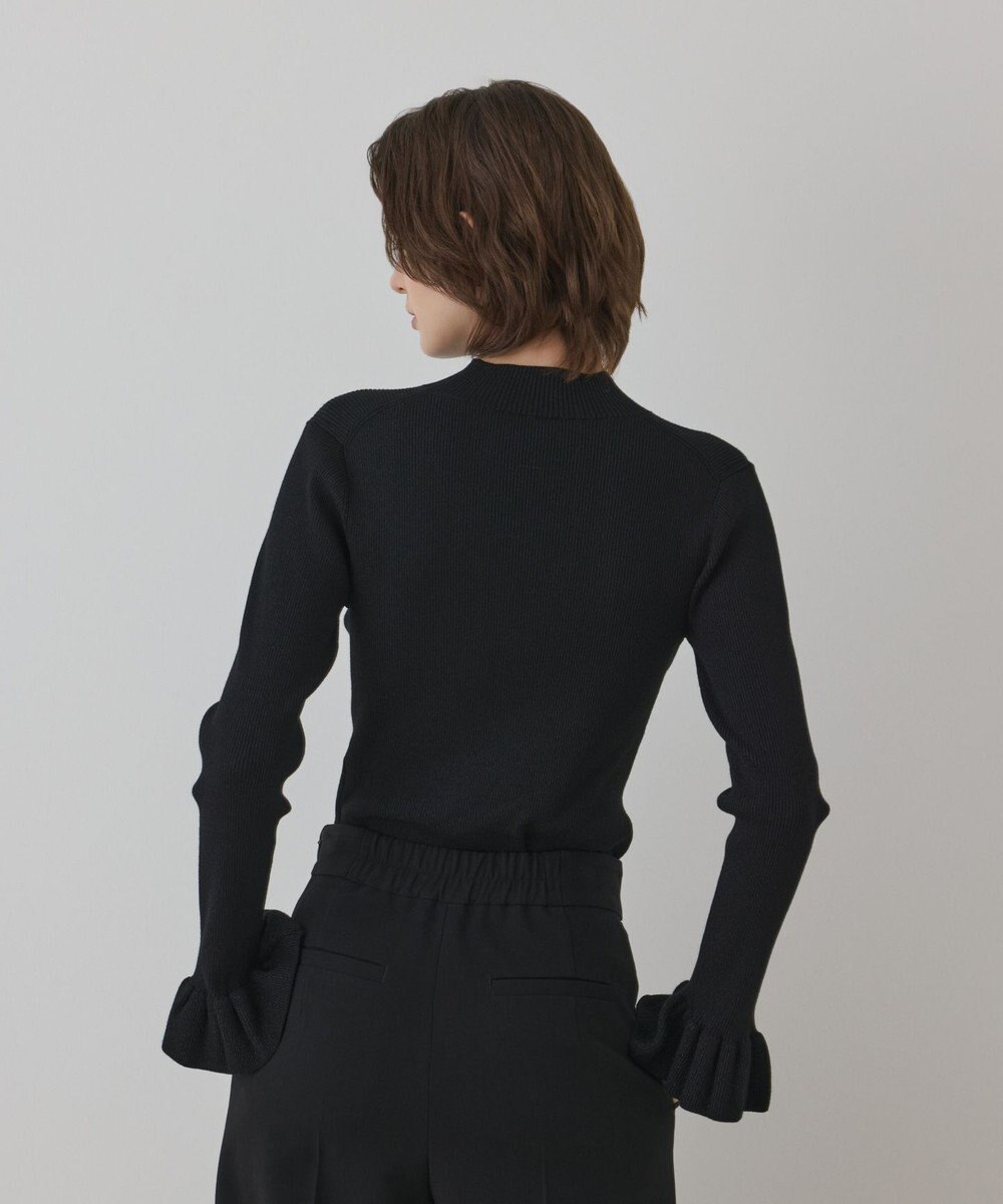 GRACE CONTINENTAL ラメリブニットトップ 