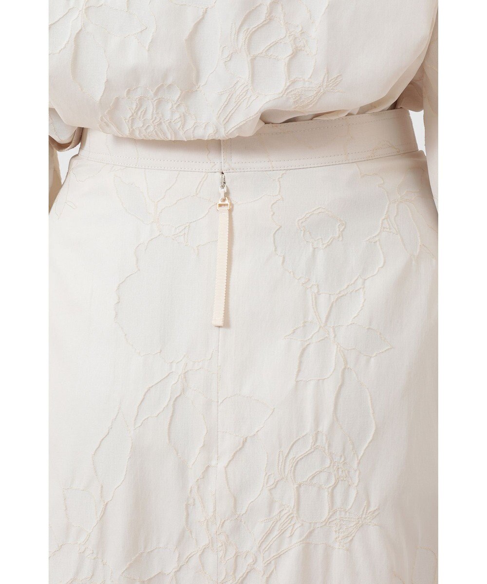 DAKS 【TV着用｜梅津弥英子アナ】フラワーモチーフジャガードスカート 