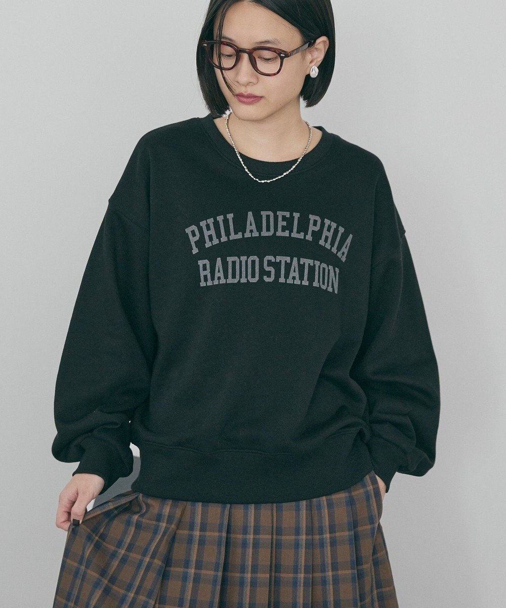 AMERICAN HOLIC カレッジロゴ裏起毛プルオーバー 