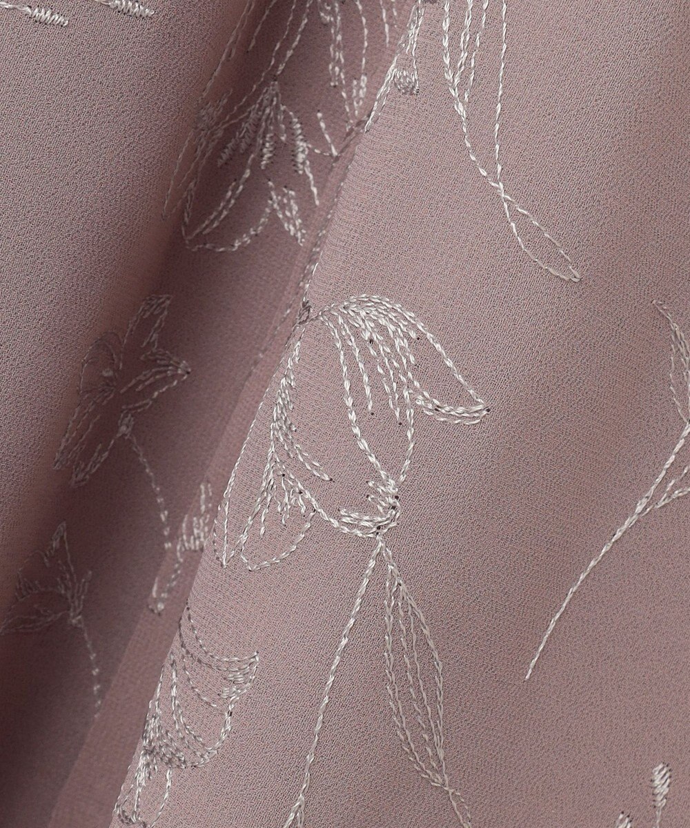 ANY SIS 【Lily Calin】ラインエンブロイダリー ドレス 