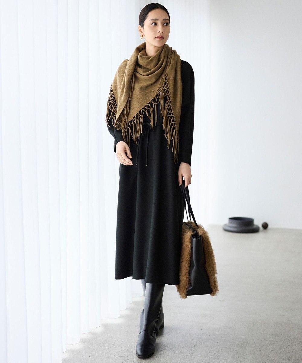 自由区 【SHIHOさん着用】ストレートインヒールロング ブーツ 