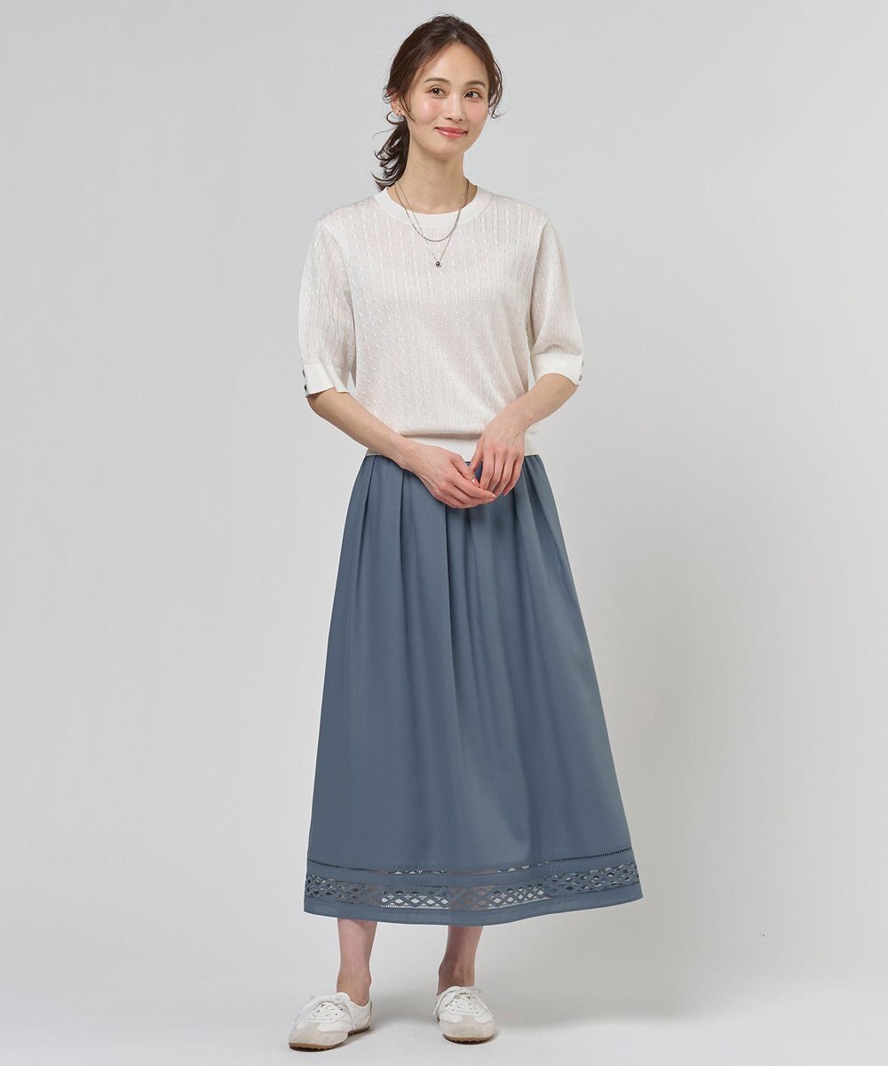 J.PRESS LADIES L  Vis/Peスパーク クルーネック プルオーバー 