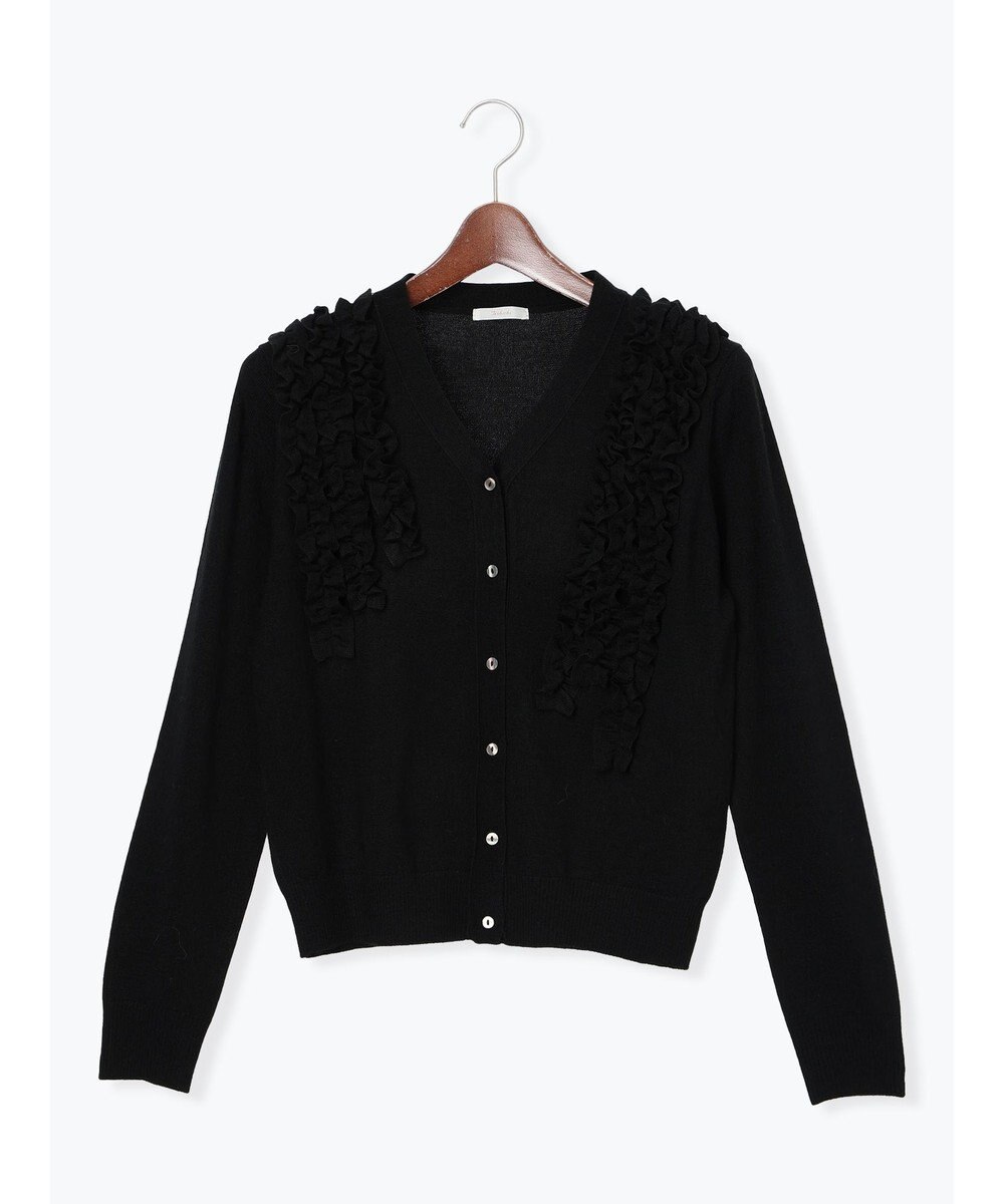 Te chichi フリルVネックカーディガン 