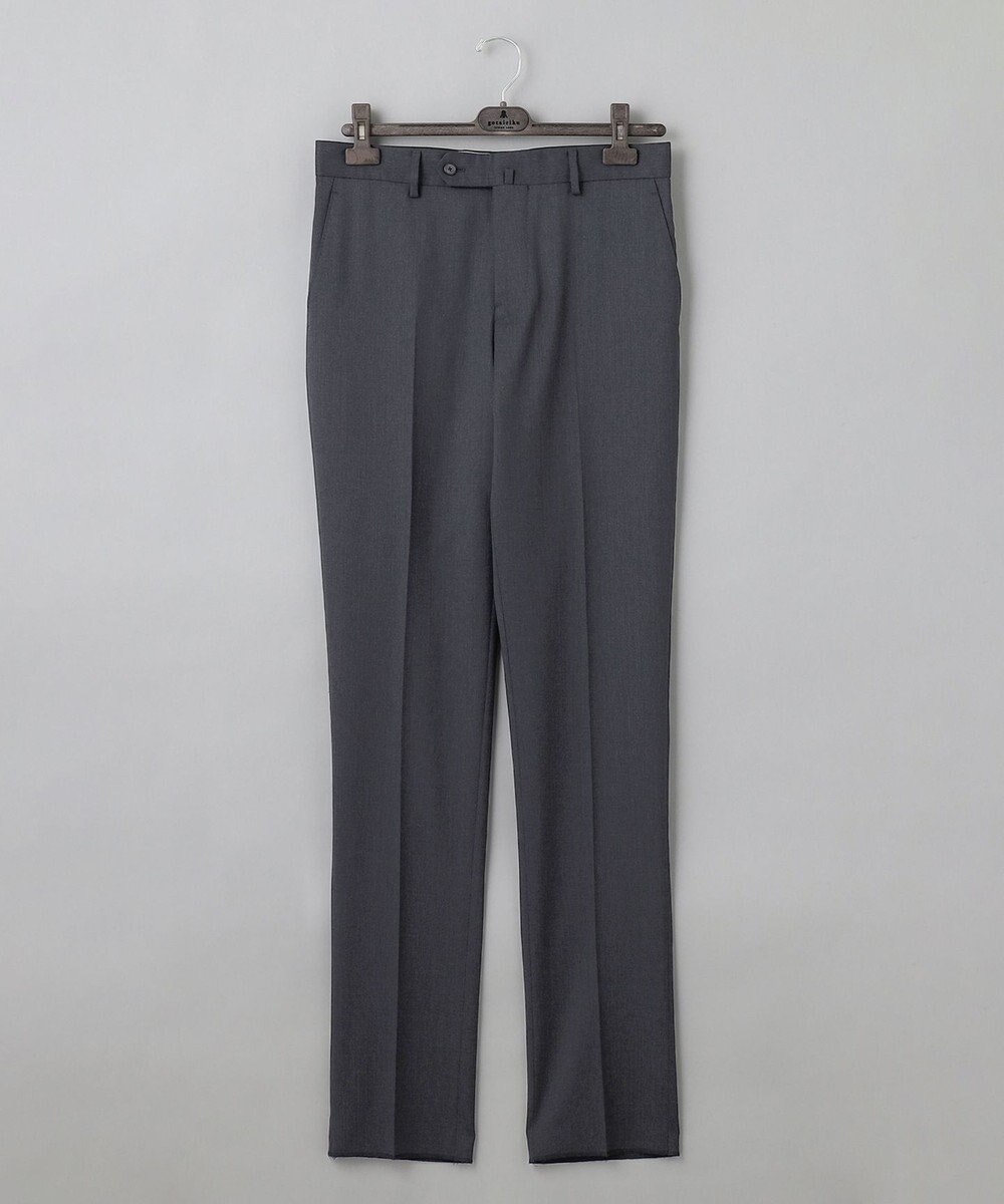 GOTAIRIKU オールシーズン対応【御幸毛織】WOOL×SOLOTEX ストレッチスーツ（グレー無地） 