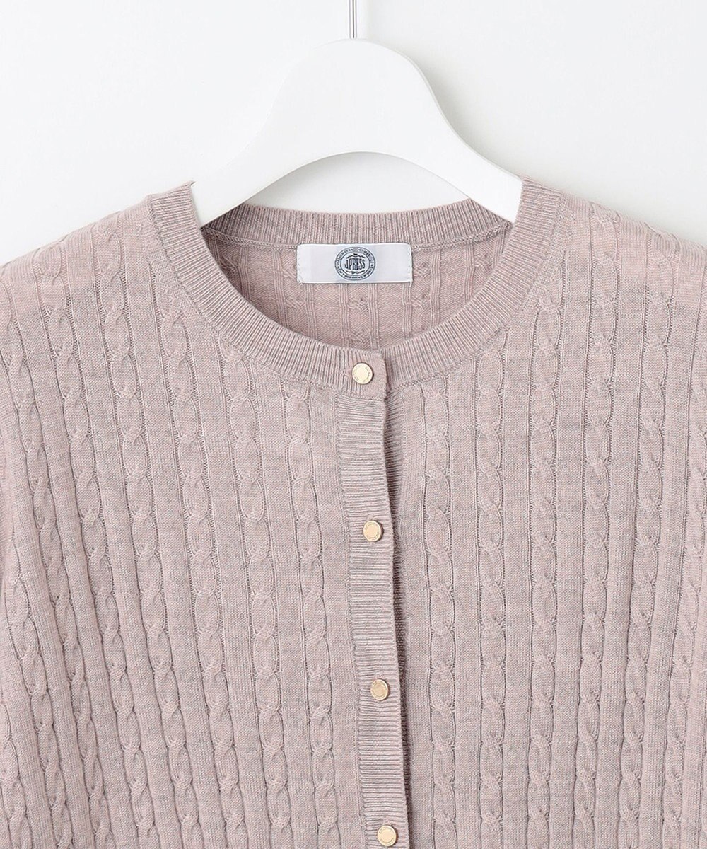 J.PRESS LADIES 【洗える】KNIT BASIC クルーネック カーディガン 