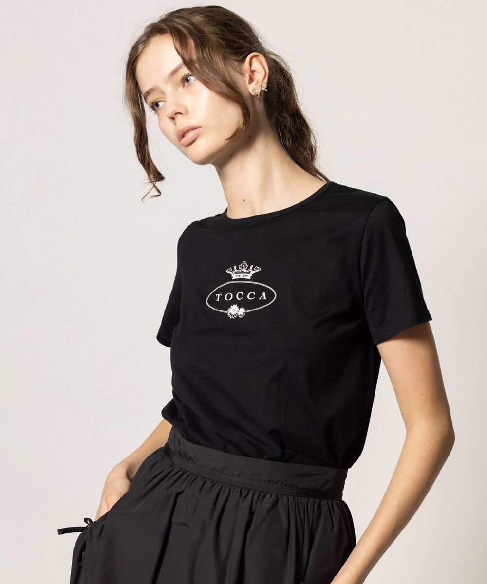 TOCCA 【洗える】TOCCA LOGO TEE Tシャツ 