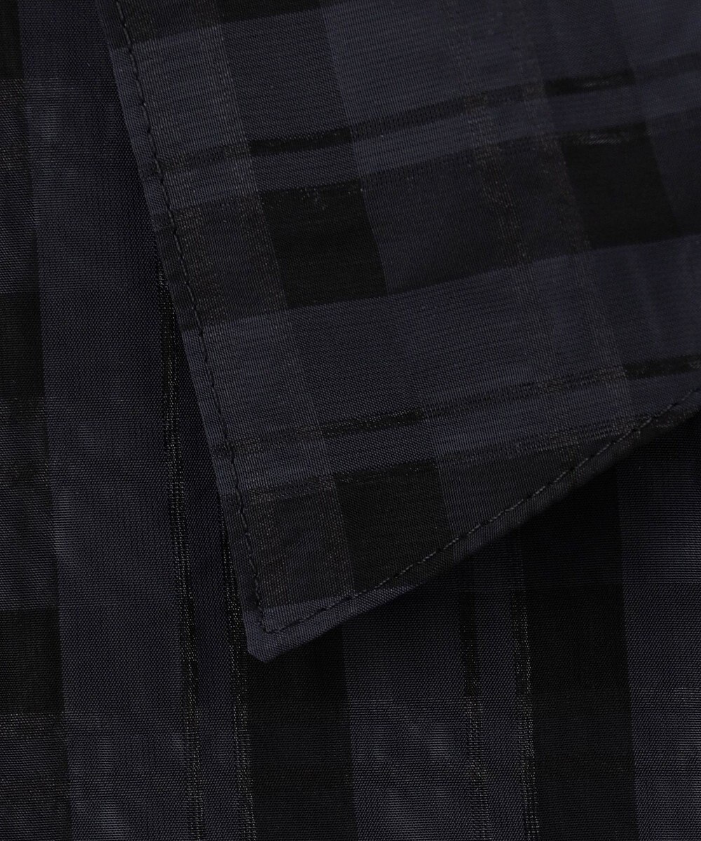 ICB シアーチェックジャカード クロップドジャケット 