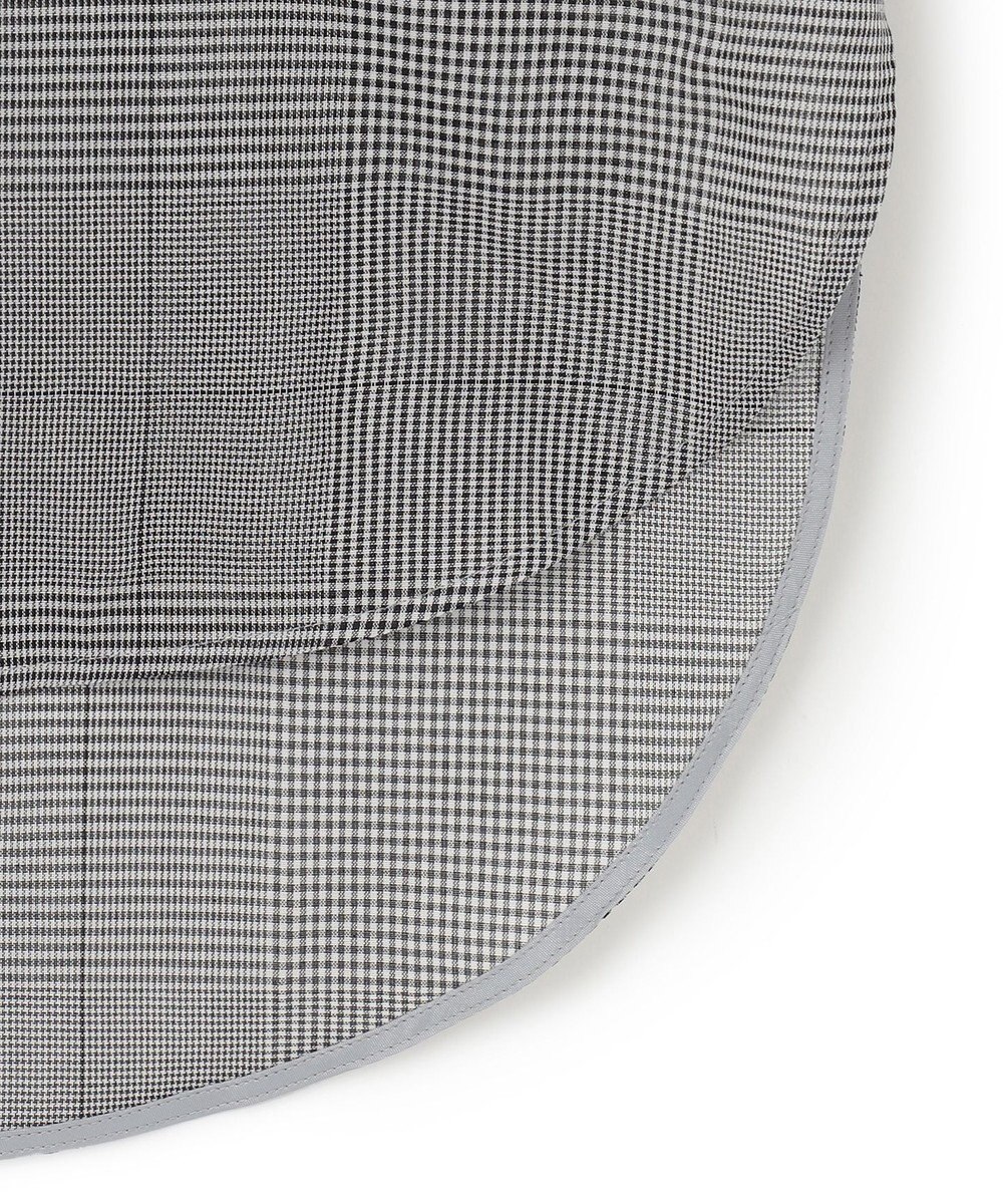 ICB 【洗える】ハイツイストコットンボイル バンドカラーブラウス 