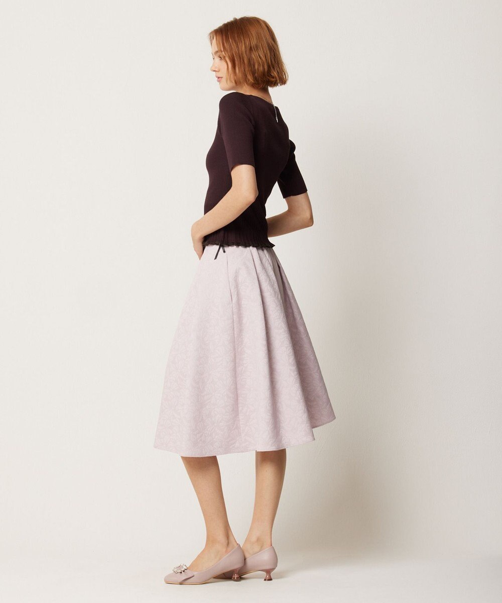 TOCCA 【WEB限定カラーあり】【消臭・洗える】RIBBON LABYRINTH JACQUARDスカート 